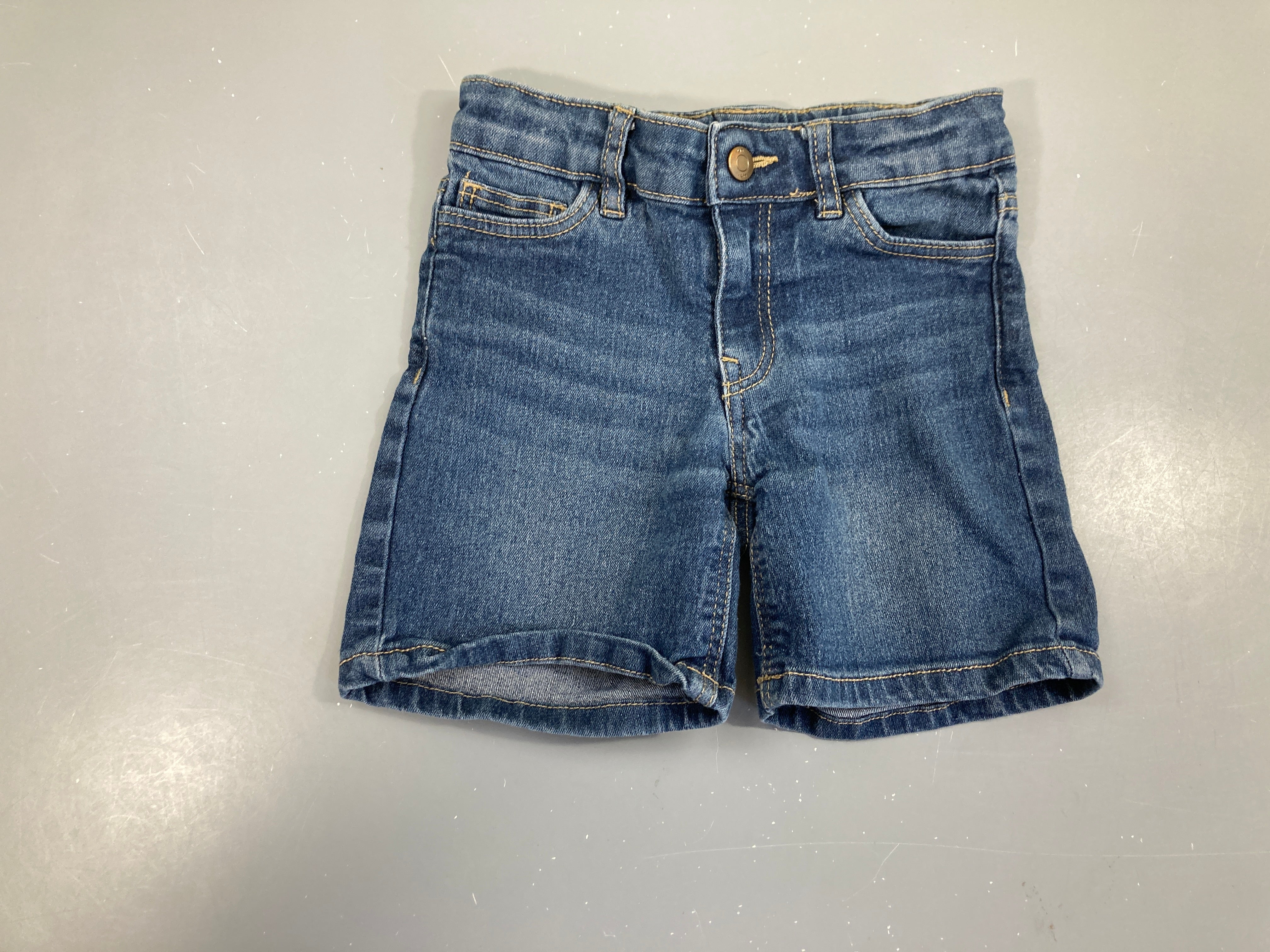 Short en jean léger Elastanne détendu haine
