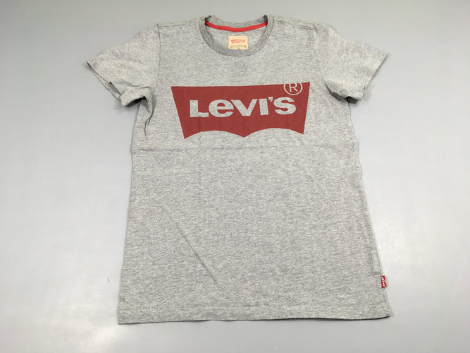 T-shirt m.c gris Levi's Légèrement bouloché, moins cher chez Petit Kiwi