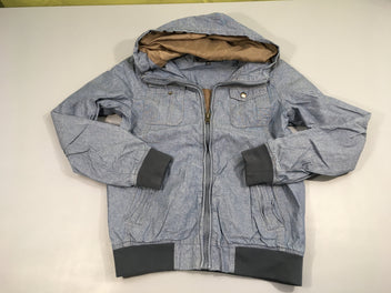 Veste légère à capuche Denim