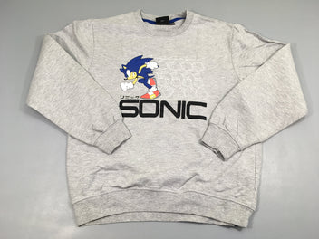 Sweat gris Sonic Légèrement bouloché