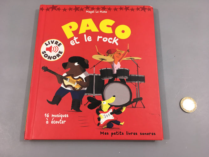 Paco et le rock-16 animations musicales, moins cher chez Petit Kiwi