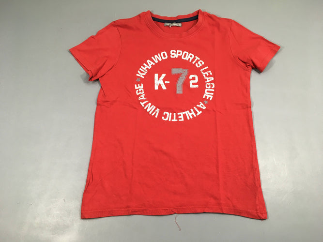 T-shirt m.c rouge Kihawo sport, moins cher chez Petit Kiwi