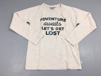 T-shirt m.l beige chiné Adventure