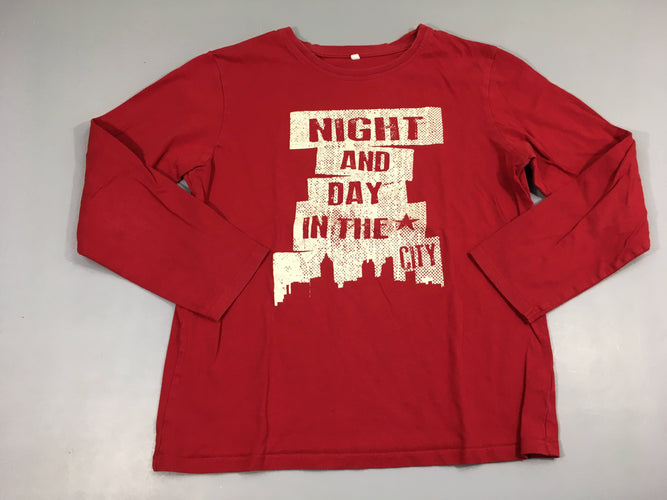 T-shirt m.l rouge Night, moins cher chez Petit Kiwi