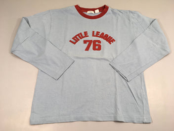 T-shirt m.l bleu col bordeau Littl league