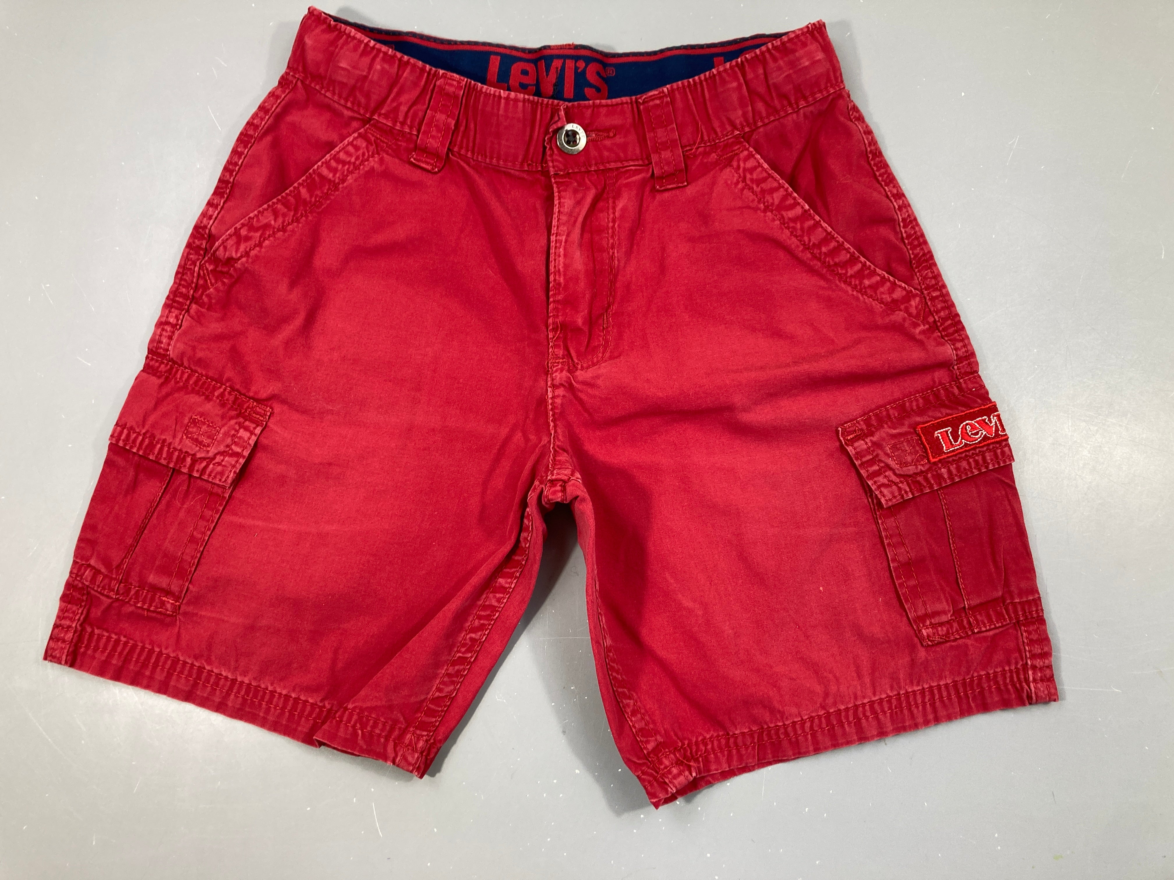 Bermuda rouge Levi's Délavé couture