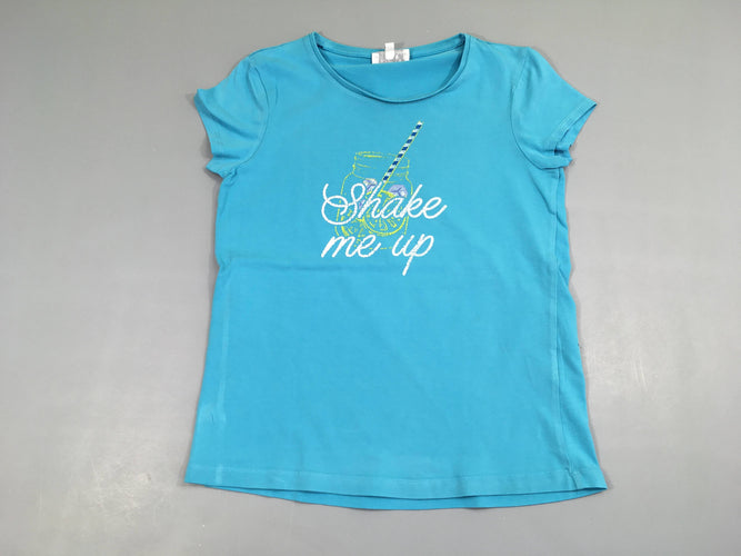 T-shirt m.c bleu Shake, moins cher chez Petit Kiwi