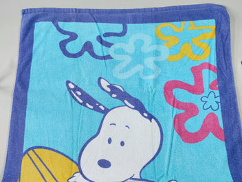 Essuie de bain bleu Snoopy