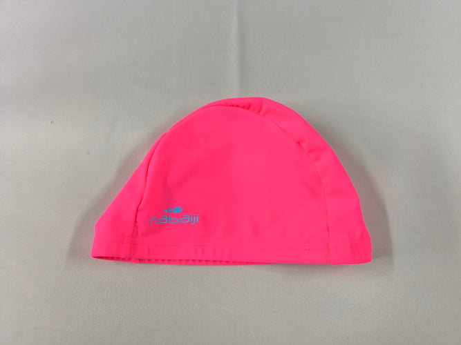 Bonnet de natation rose fluo, moins cher chez Petit Kiwi