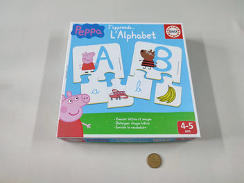 J'apprends l'alphabet, Peppa, 78 pcs 4-5 ans - Complet