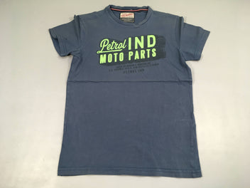 T-shirt m.c bleu Petrol Ind légèrementt bouloché