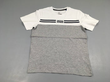 T-shirt m.c blanc-gris chiné Jack&Jones