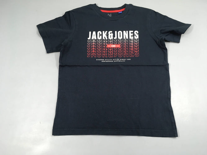 T-shirt m.c bleu foncé Jack&Jones, moins cher chez Petit Kiwi