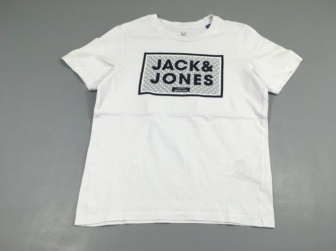 T-shirt m.c blanc Jack&Jones, moins cher chez Petit Kiwi