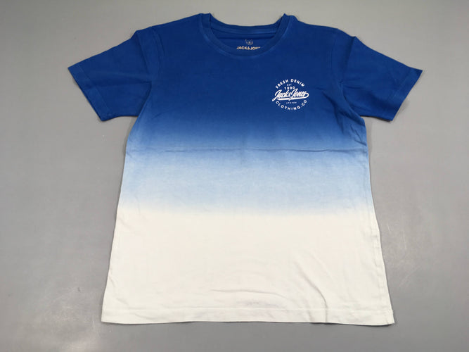 T-shirt m.c bleu dégradé bleu clair Jack&Jones, moins cher chez Petit Kiwi