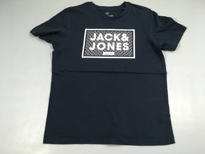 T-shirt m.c bleu Jack&Jones, moins cher chez Petit Kiwi