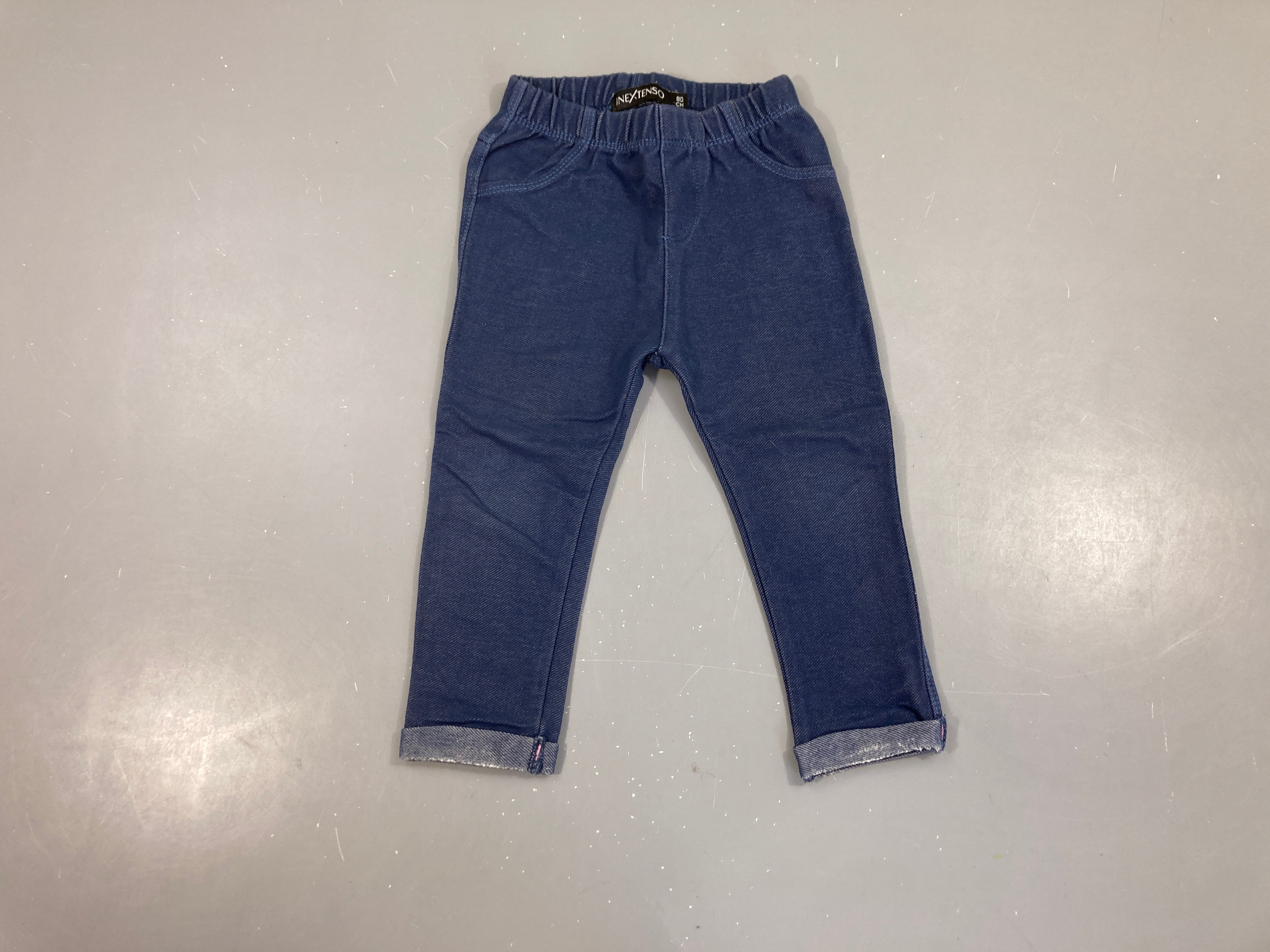 Jegging Denim à revers