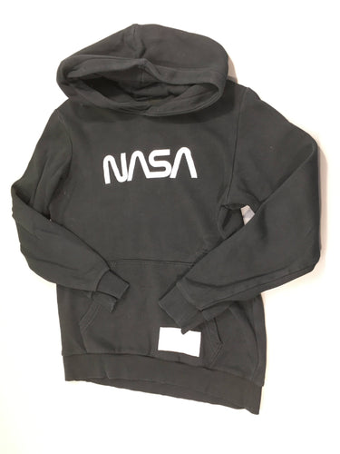 Sweat à capuche noir Nasa, moins cher chez Petit Kiwi