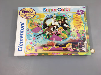 Puzzle Super color Raiponce 104 pcs +6a Complet