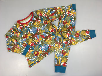 Pyjama 2pcs jersey jungle lions mutlicolore