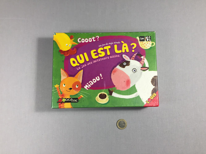 Qui est là ? Le jeu des imitateurs malins - complet, moins cher chez Petit Kiwi