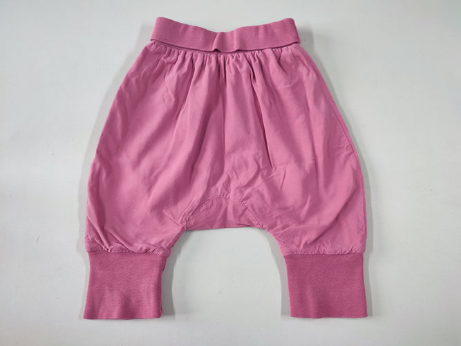 Pantalon sarouel doublé jersey rose, moins cher chez Petit Kiwi