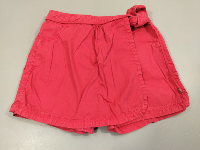 Short Jupe rose 100% coton, moins cher chez Petit Kiwi