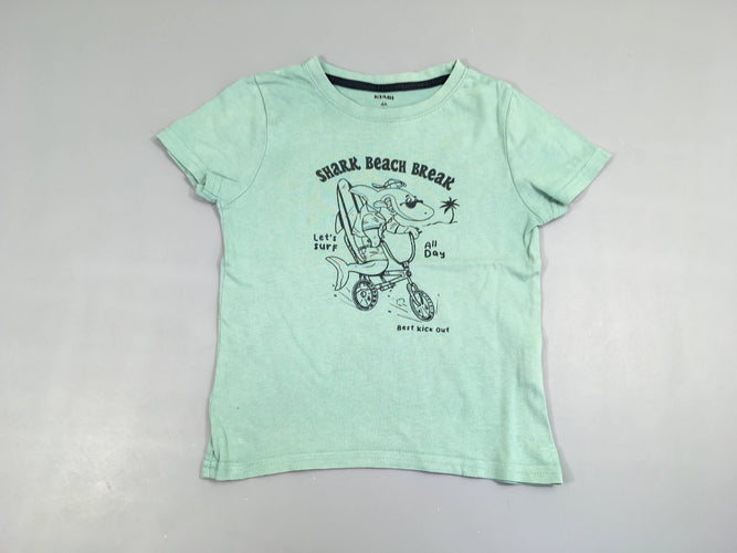 T-shirt m.c vert Shark, moins cher chez Petit Kiwi