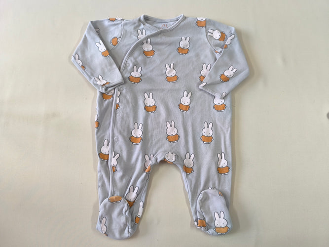 Pyjama jersey gris lapins Miffy, moins cher chez Petit Kiwi