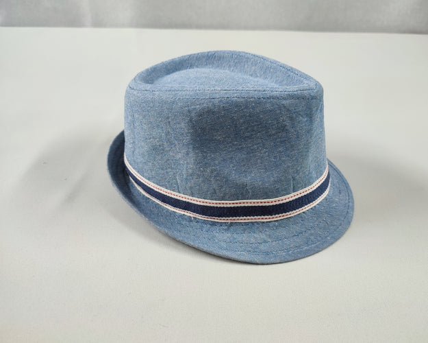 Chapeau bleu clair liseré blanc/bleu/rouge 2-4 ans, moins cher chez Petit Kiwi