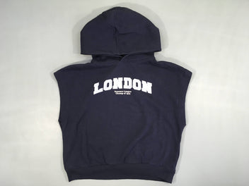 Sweat à capuche bleu foncé London