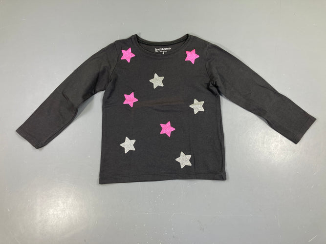 T-shirt m.c gris foncé étoiles irisées, moins cher chez Petit Kiwi
