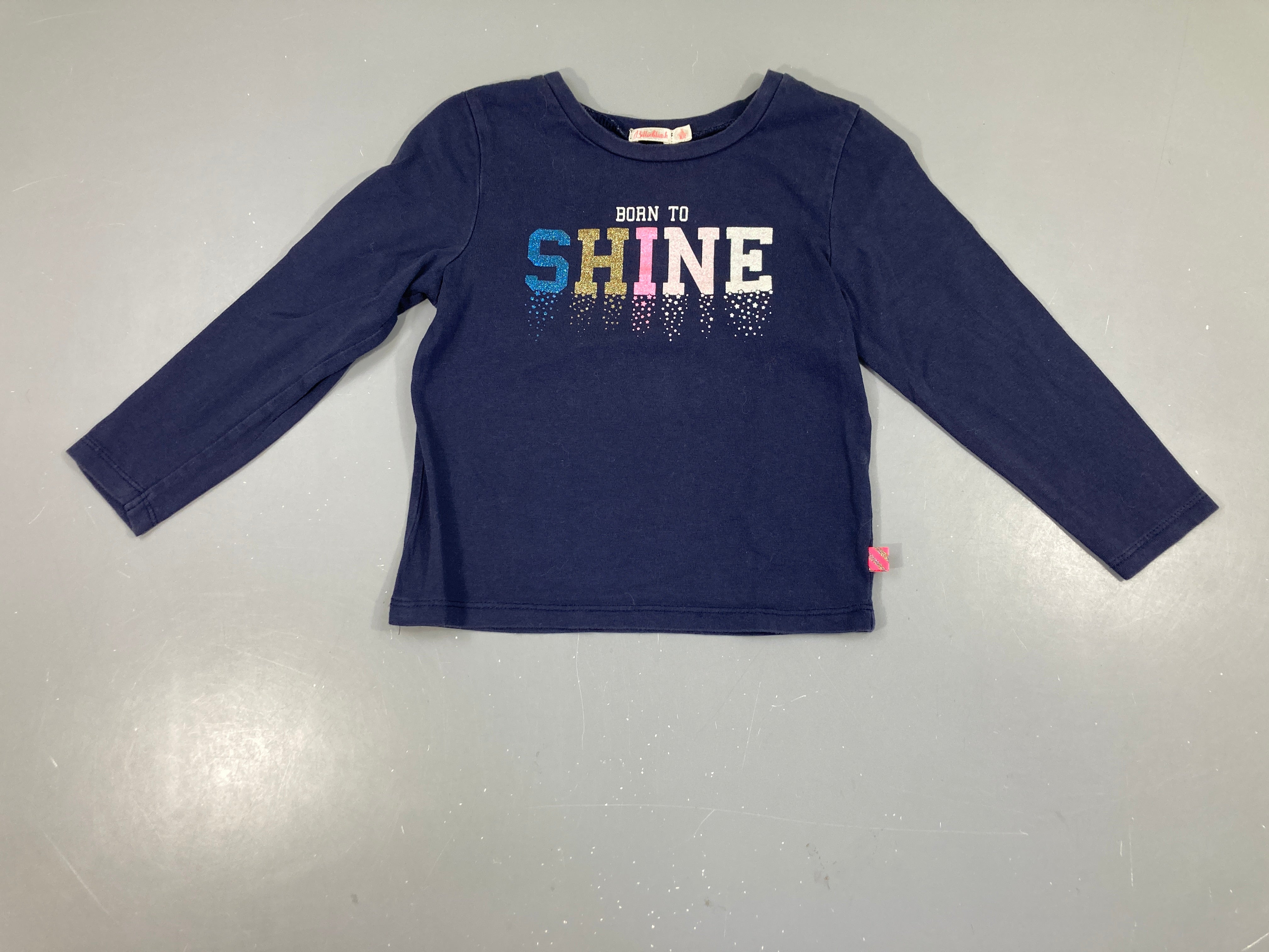 T-shirt m.l bleu foncé Shine