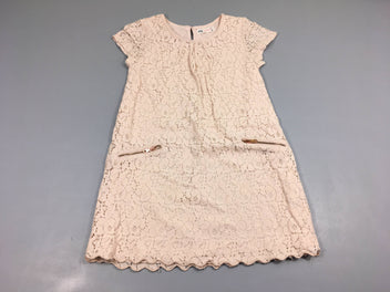 Robe m.c rose broderies