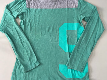 T-shirt m.l vert/gris 