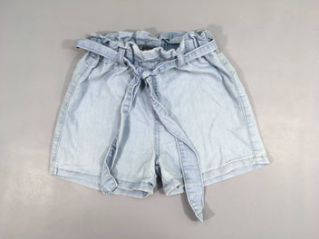 Short denim ceinture