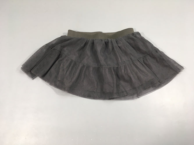 Jupe tulle gris foncé, moins cher chez Petit Kiwi