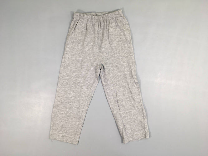 Pantalon jersey gris chiné, moins cher chez Petit Kiwi