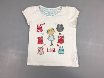 T-shirt m.c blanc fille tenues