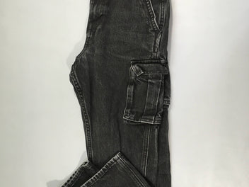 Jeans cargo noir relaxed Chris