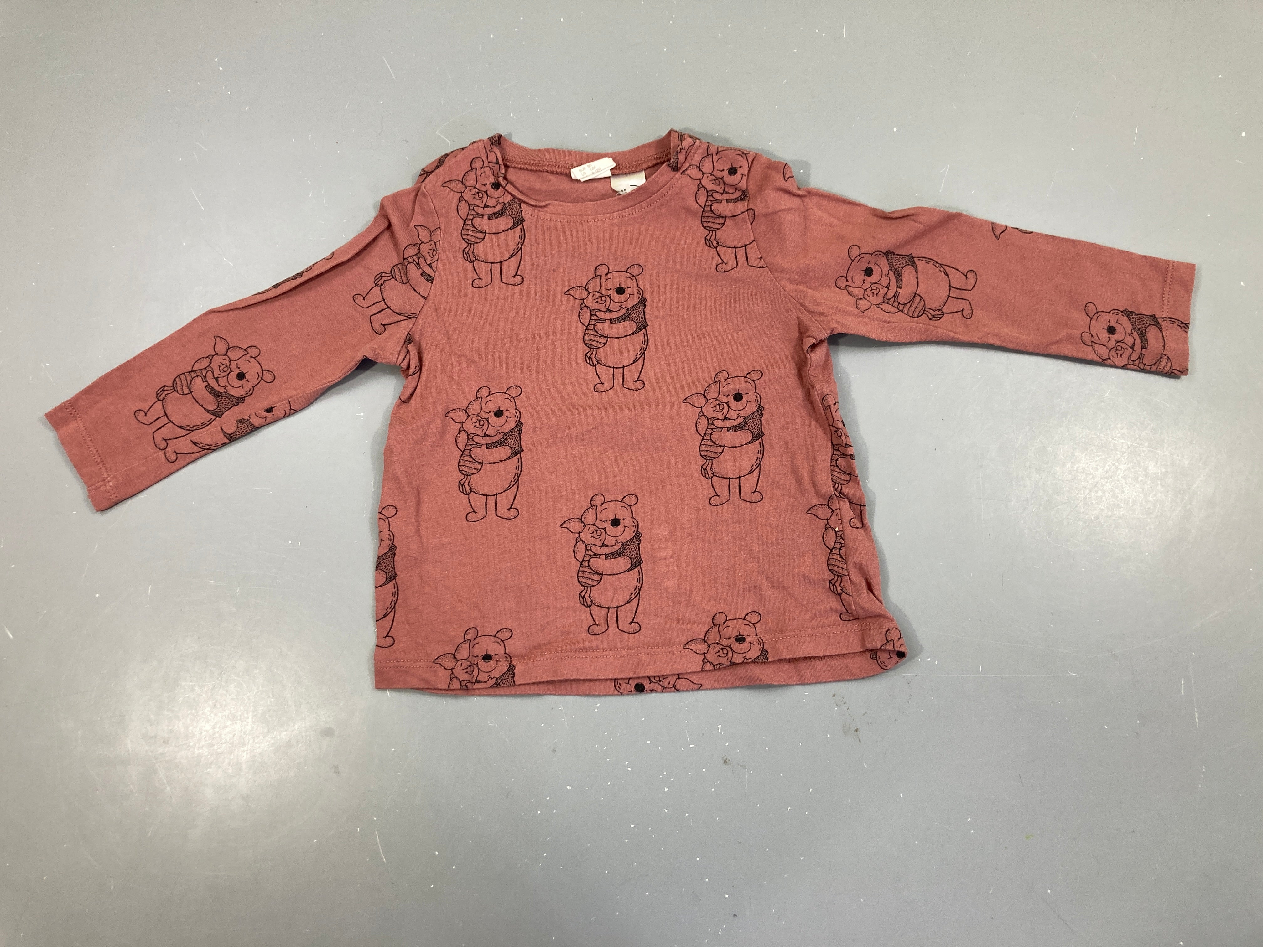 T-shirt m.l brun winnie bouloché