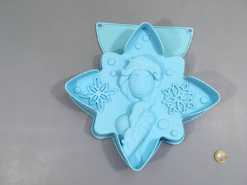 Moule en silicone pour gâteau reine des neiges