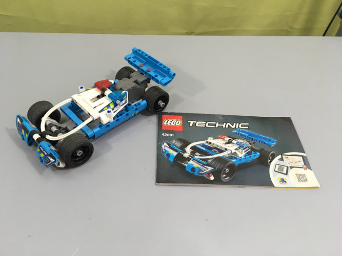 Complet Lego te.chnic 42091 la voiture de police, moins cher chez Petit Kiwi