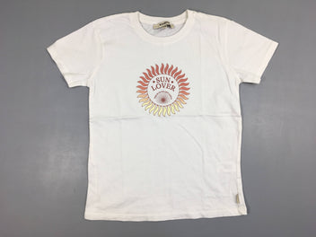 T-shirt m.c blanc flammé Sun Lover