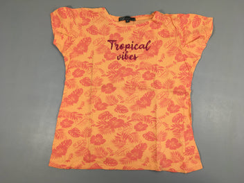 T-shirt m.c orangé Tropical vibes