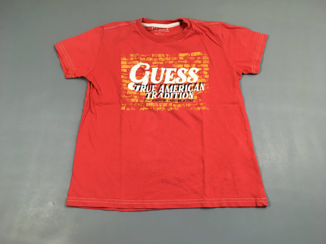 T-shirt m.c rouge Guess, moins cher chez Petit Kiwi