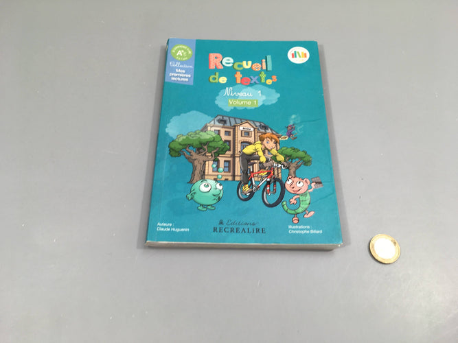 Recueil de textes, niveau 1, volume 1, moins cher chez Petit Kiwi