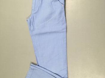 Pantalon coton chino bleu