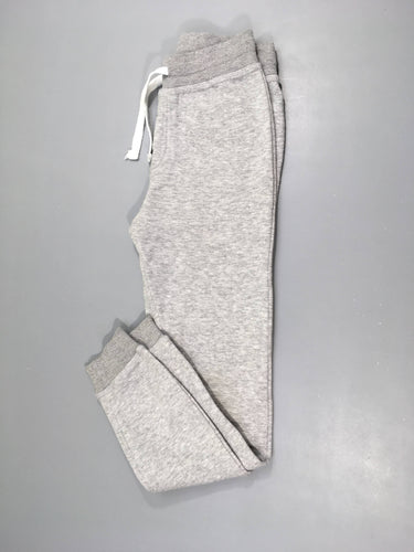 Pantalon de training gris chiné, bouloché, moins cher chez Petit Kiwi