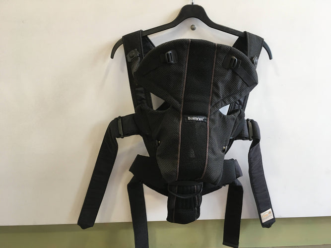 Porte-bébé miracle Air.y Mesh noir, 0-15m, moins cher chez Petit Kiwi